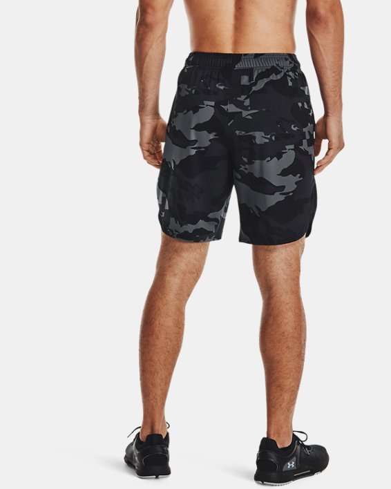 Men's UA Train Stretch Camo Shorts in Gray image number 1